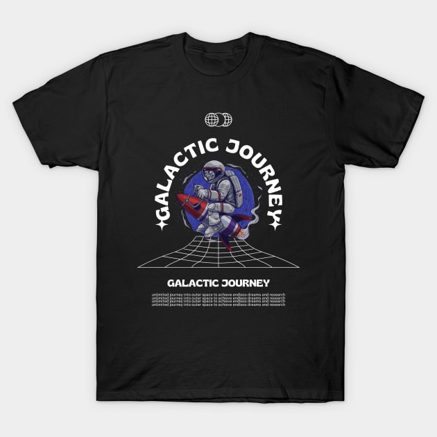 Galactic Journey t-shirt T-Shirt by Lusianus Bryan.Store